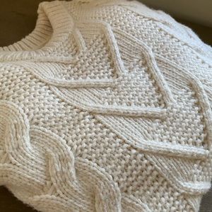 Marine Layer wool blend cable knit sweater